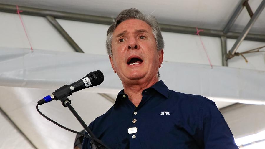 Fernando Collor discursa em evento em Maceió em maio de 2022 Fernando Collor discursa em evento em Maceió em maio de 2022