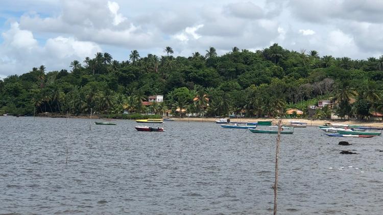 Paisagem quase intocada na Cova da Onça, em Boipeba