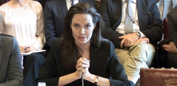 Em Londres, Jolie faz alerta sobre violência sexual nas países em guerra