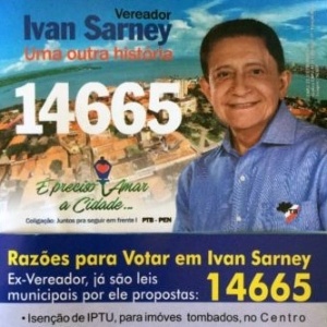 MA: Irmão de Sarney teve apenas 709 votos - Reprodução