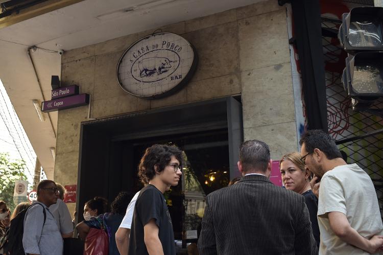 Entorno d'A Casa do Porco Bar, no centro de São Paulo