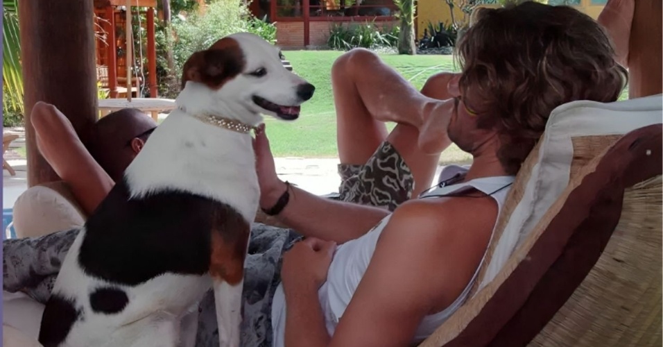 Mole e Caetano no primeiro BBB