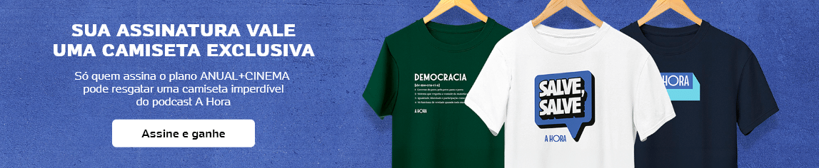 Sua assinatura vale uma camiseta exclusiva
